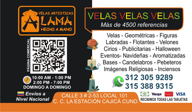 ALAMA Velas Velas Y Velas (log3)