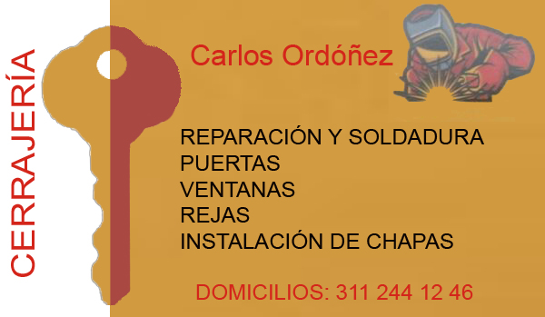 Carlos ordoñez soldador LOG