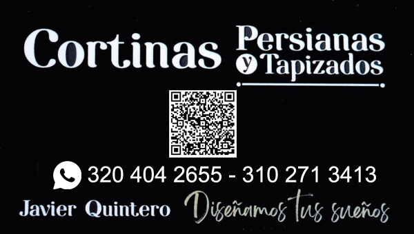 Cortinas persianas y tapizados log