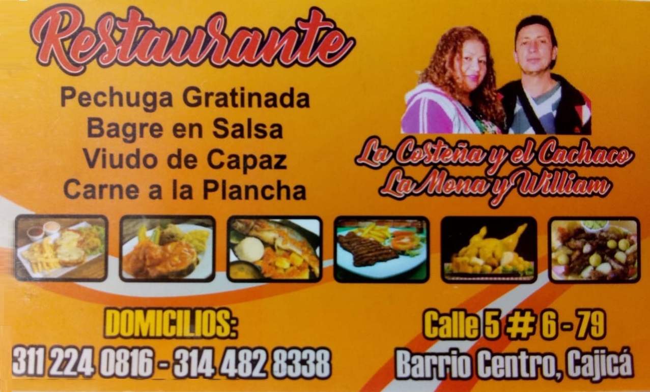 Restaurante La costeña y él cachaco LOG