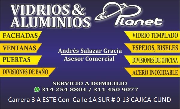 Vidrios Y Aluminios Planet - (1)