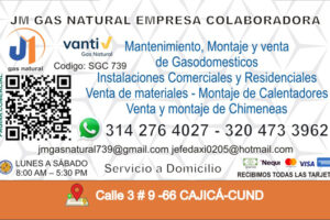 JM Gas Natural empresa colaboradora